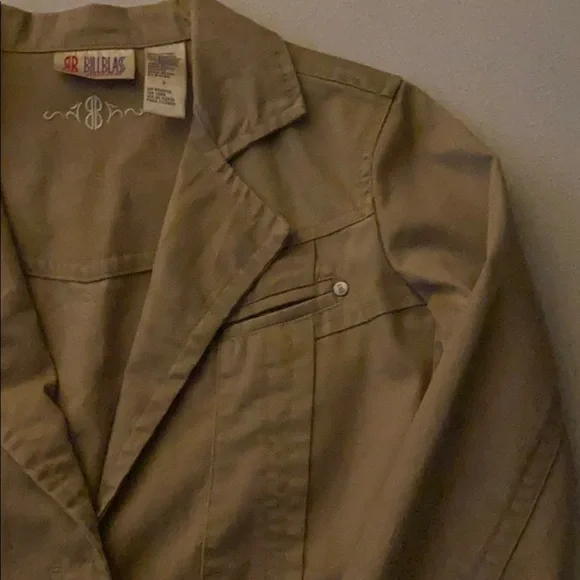 Tan Canvas Jacket, Size 8 - Picture 5 of 8